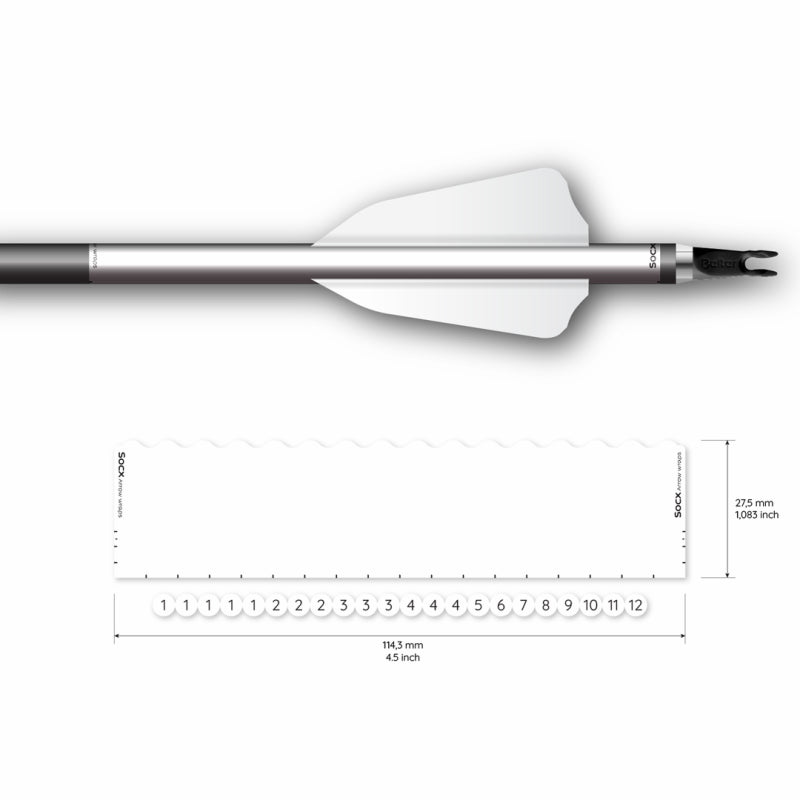 Wrap Socx 8.0mm Max Solid Color