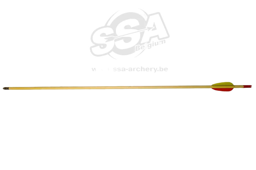 Freccia in legno EK Archery con alette Plastica 30"