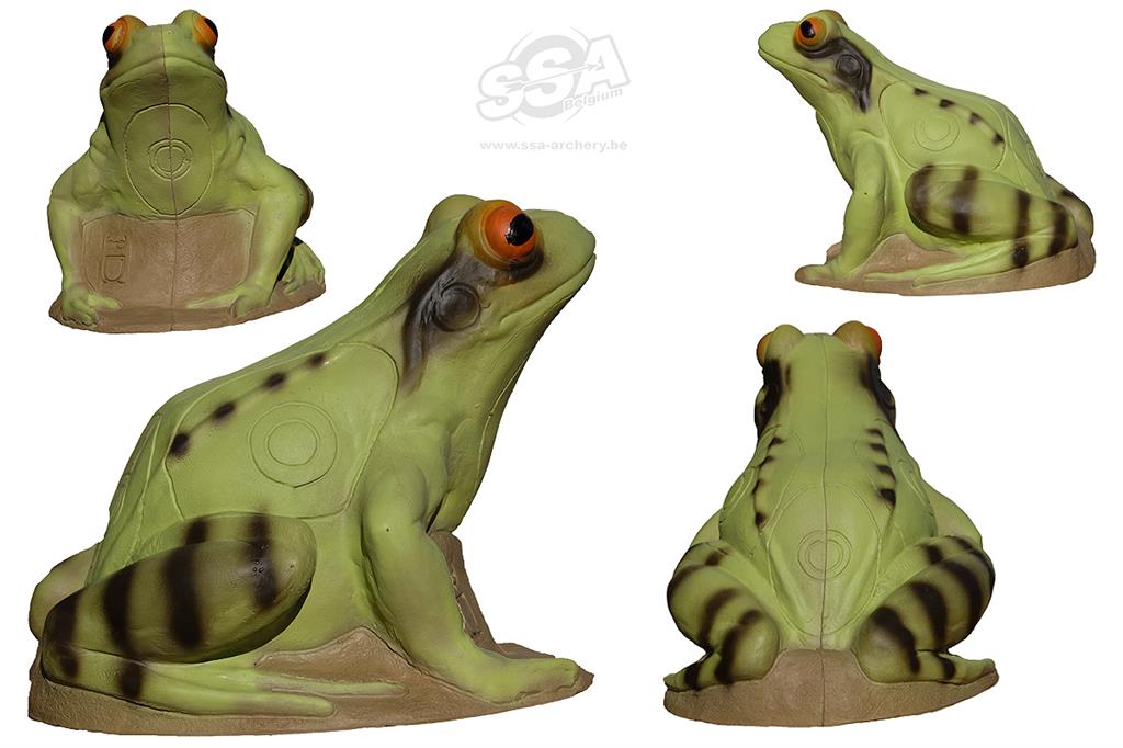 Sagoma animale 3Di Target 3D Rana Verde
