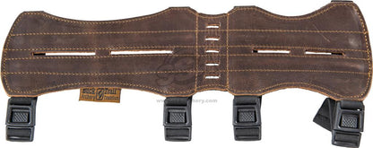 Parabraccio Buck Trail Pecan in pelle Long 32CM