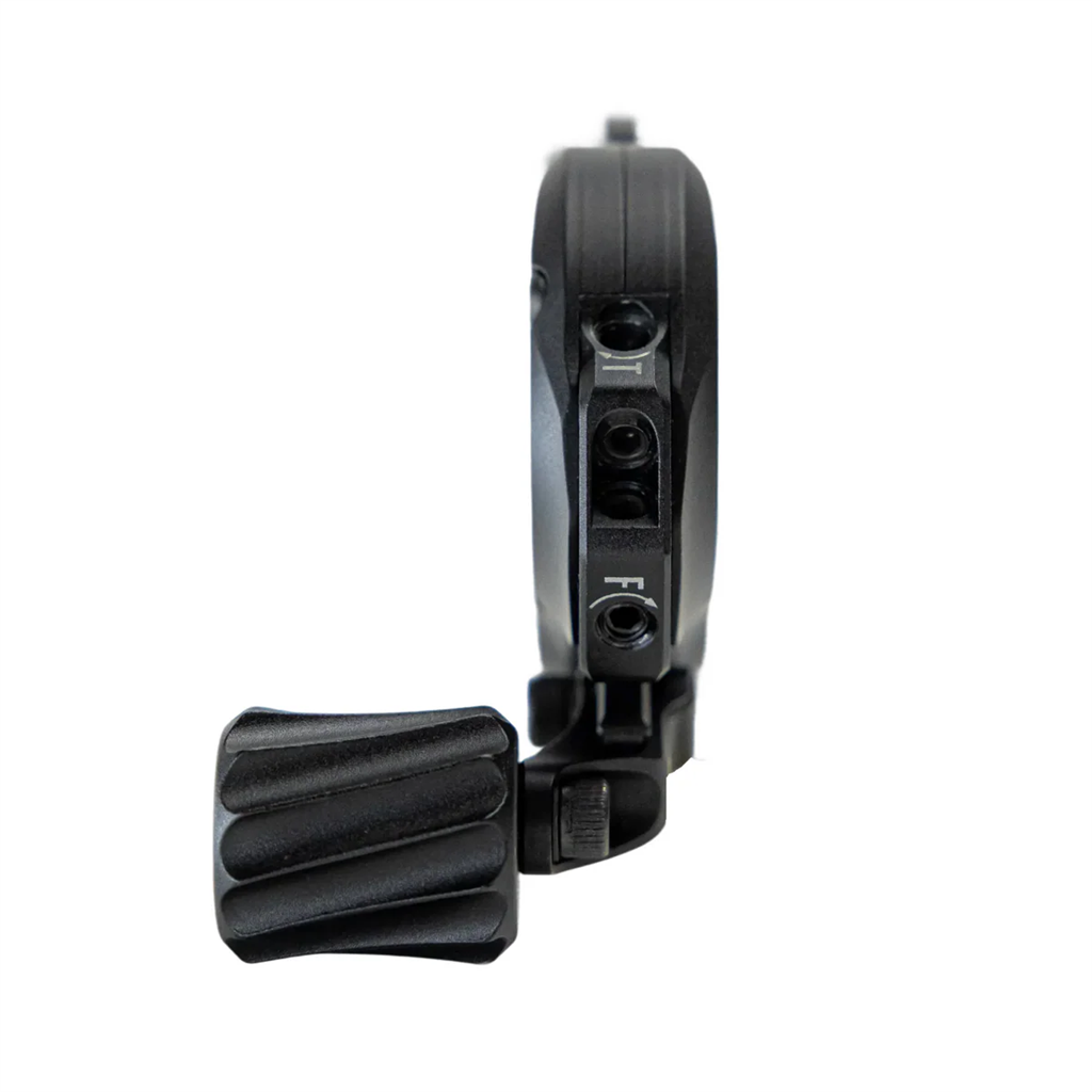 Sgancio a pollice UltraWiew UV Button 2 Matt Black Alluminio