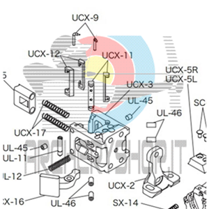 Ricambio Shibuya Ultima II UCX-12