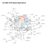 Ricambio Shibuya Ultima II UL-11 release level pin